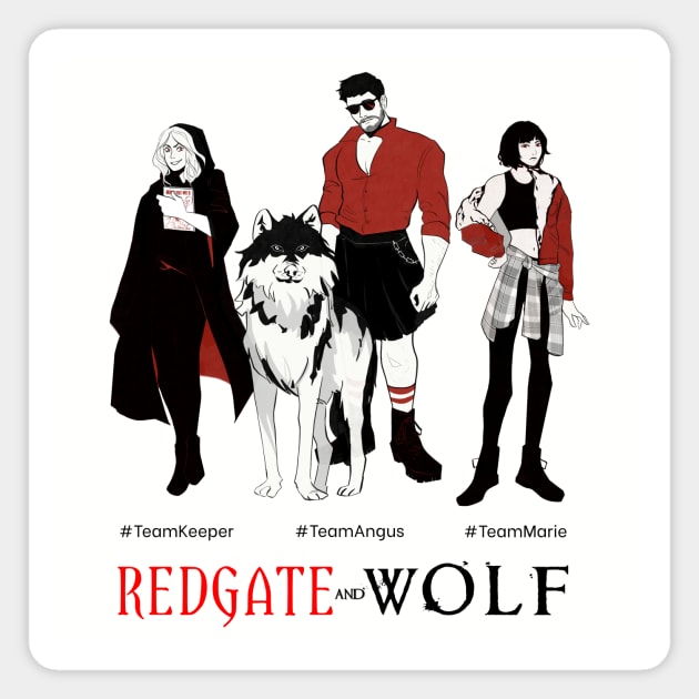 Redgate and Wolf Magnet by Redgate and Wolf